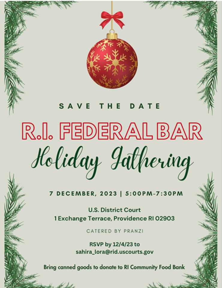 News & Announcements 2023 District of Rhode Island United States